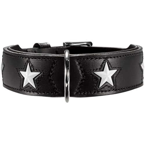 hunter-magic-star-hundehalsband-mit-sternen-vegetabil-gegerbtes-leder-mit-nappal image 8