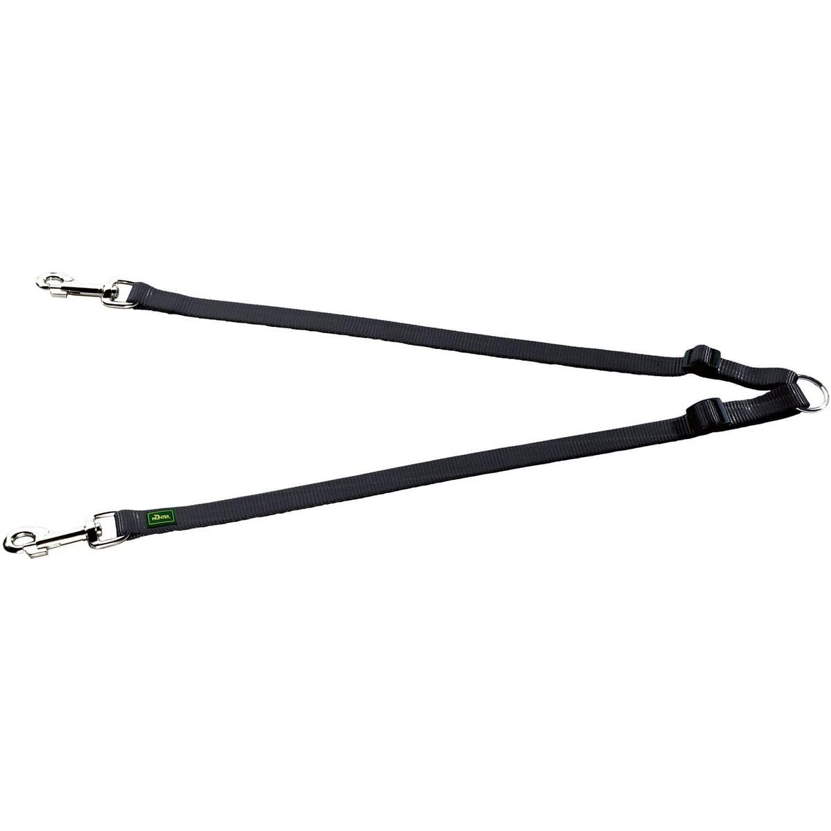 hunter-koppel-verstellbar-40-63-cm-nylon-20-mm-schwarz-3-fach-verstellbare-doppe image 1