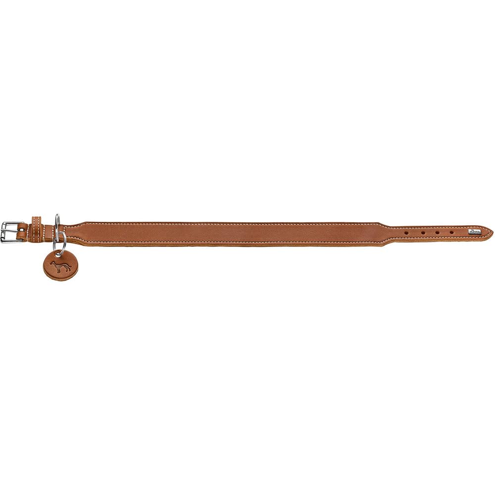 hunter-halsband-aalborg-extrabreit-weiches-softleder-kontrastnaht-cognac-gr-e-35 image 5