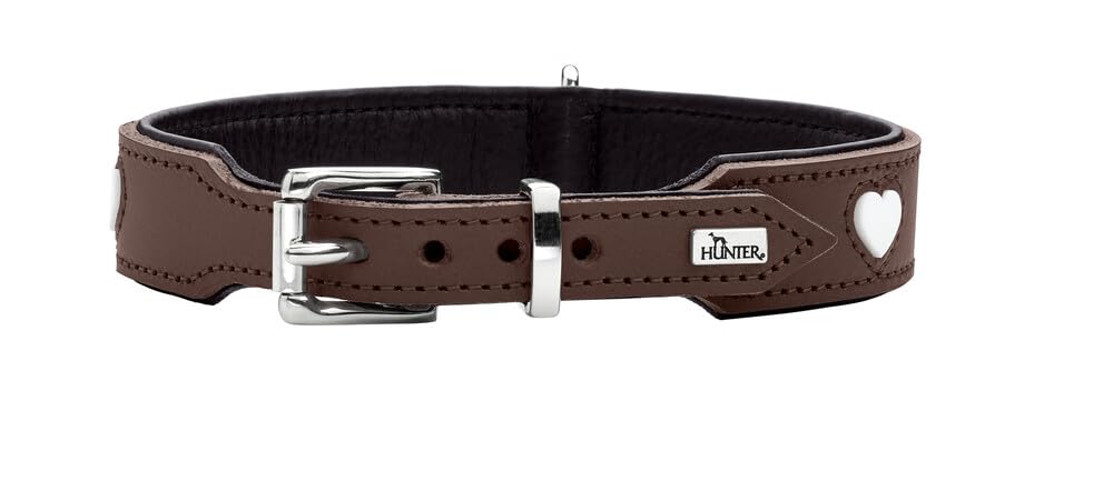 hunter-love-hundehalsband-rindsleder-mit-handgen-hten-herzen-unterlegt-mit-rindn image 5