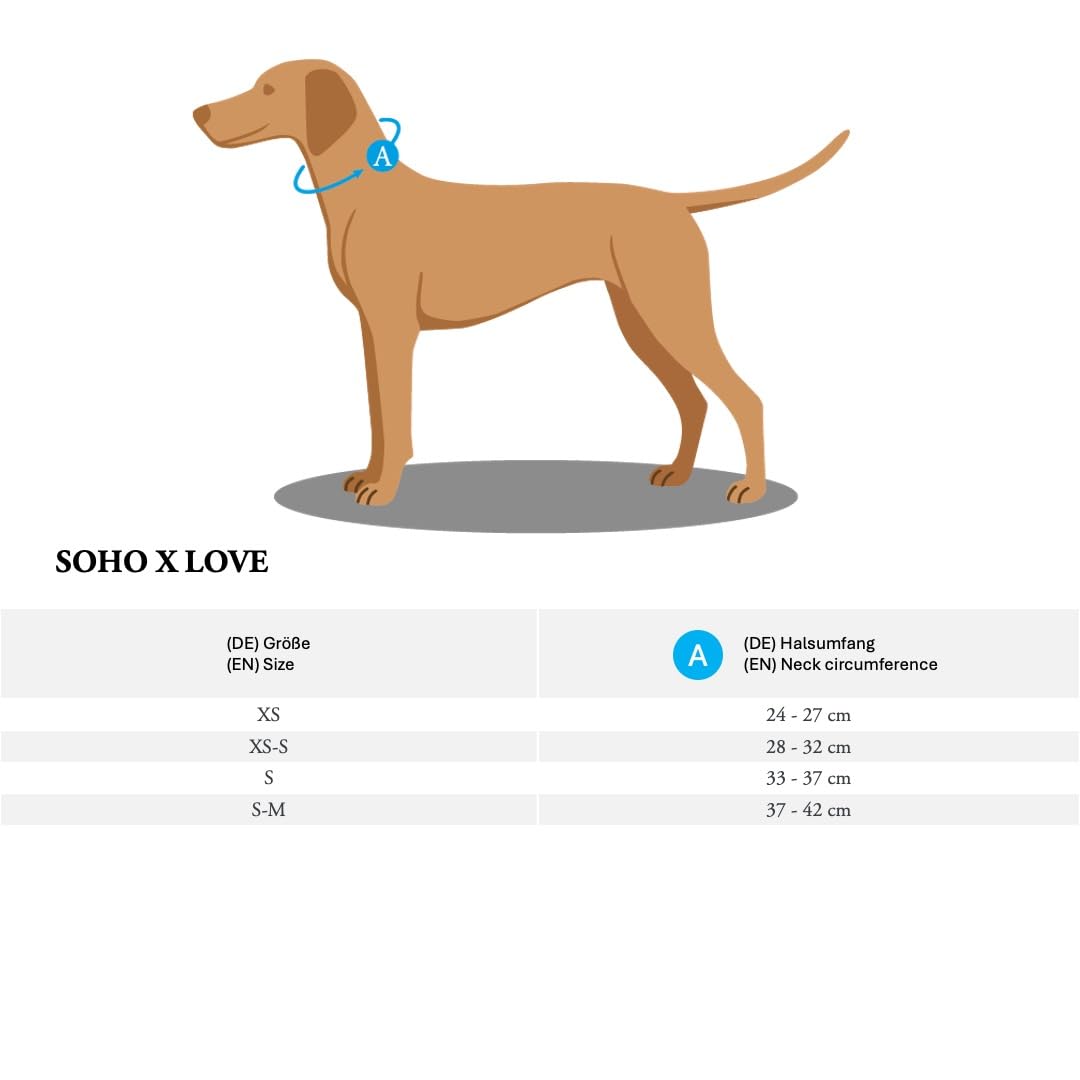 hunter-hundehalsband-soho-x-love-gr-e-32-flieder-grau-chromfreies-rindsleder-mit image 2