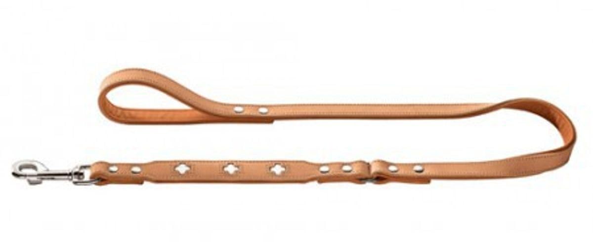 hunter-hundef-hrleine-swiss-rindsleder-mit-schweizer-kreuz-braun-schwarz-kurz-18 image 3