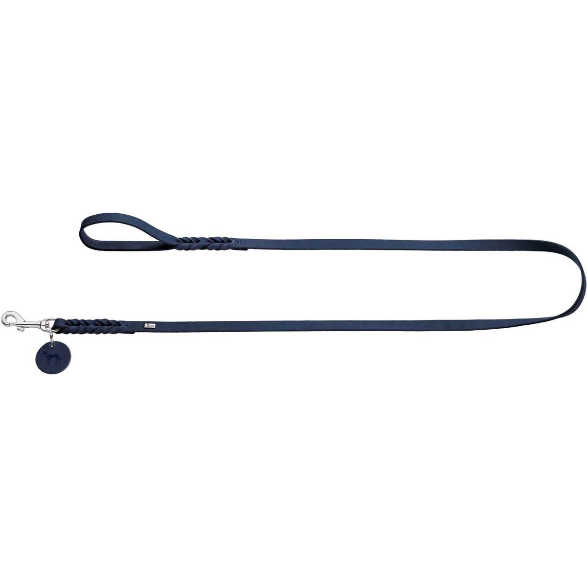 hunter-hundef-hrleine-solid-education-geflochtenes-leder-cognac-110-cm-11-mm-mit image 6
