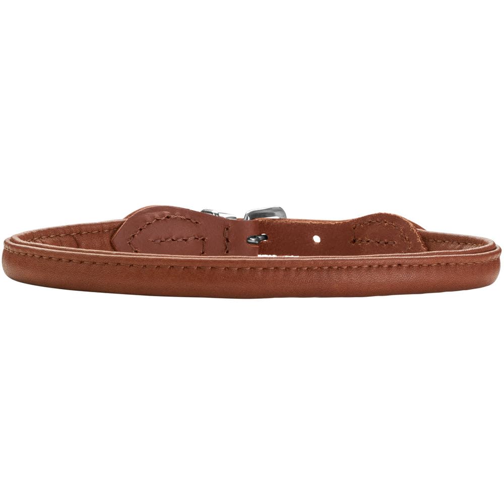 hunter-halsband-round-soft-canadian-up-cognac-rundgen-htes-rindsleder-mit-nylonk image 2