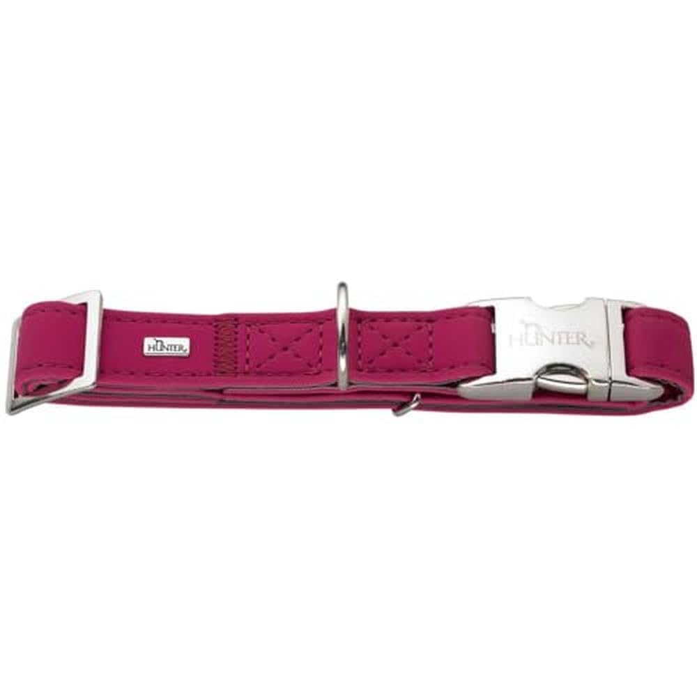 hunter-softie-alu-strong-hundehalsung-kunstleder-in-nubukoptik-mit-aluminium-ste image 4