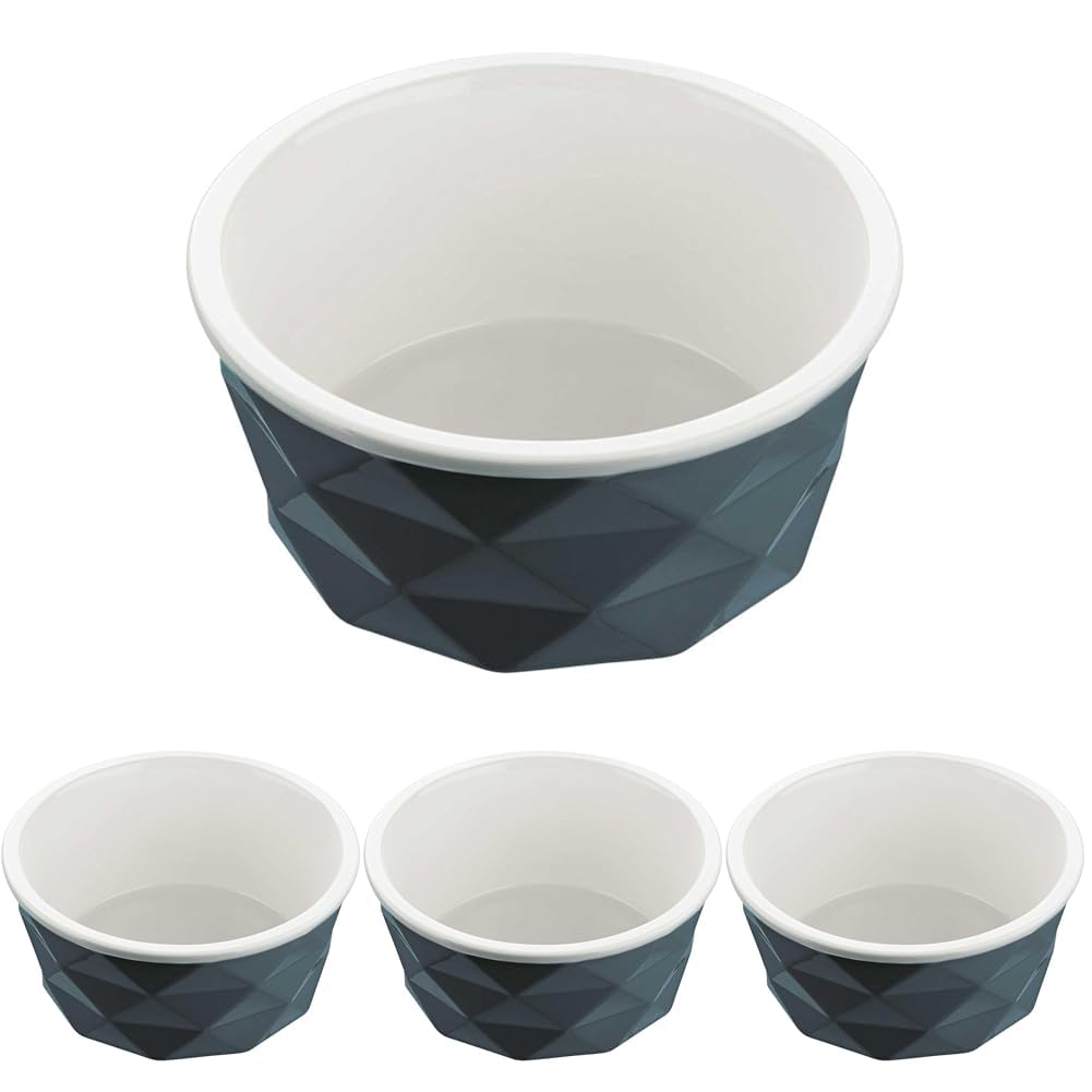 hunter-eiby-keramik-napf-1900-ml-rutschhemmender-futter-und-trinknapf-blau image 7