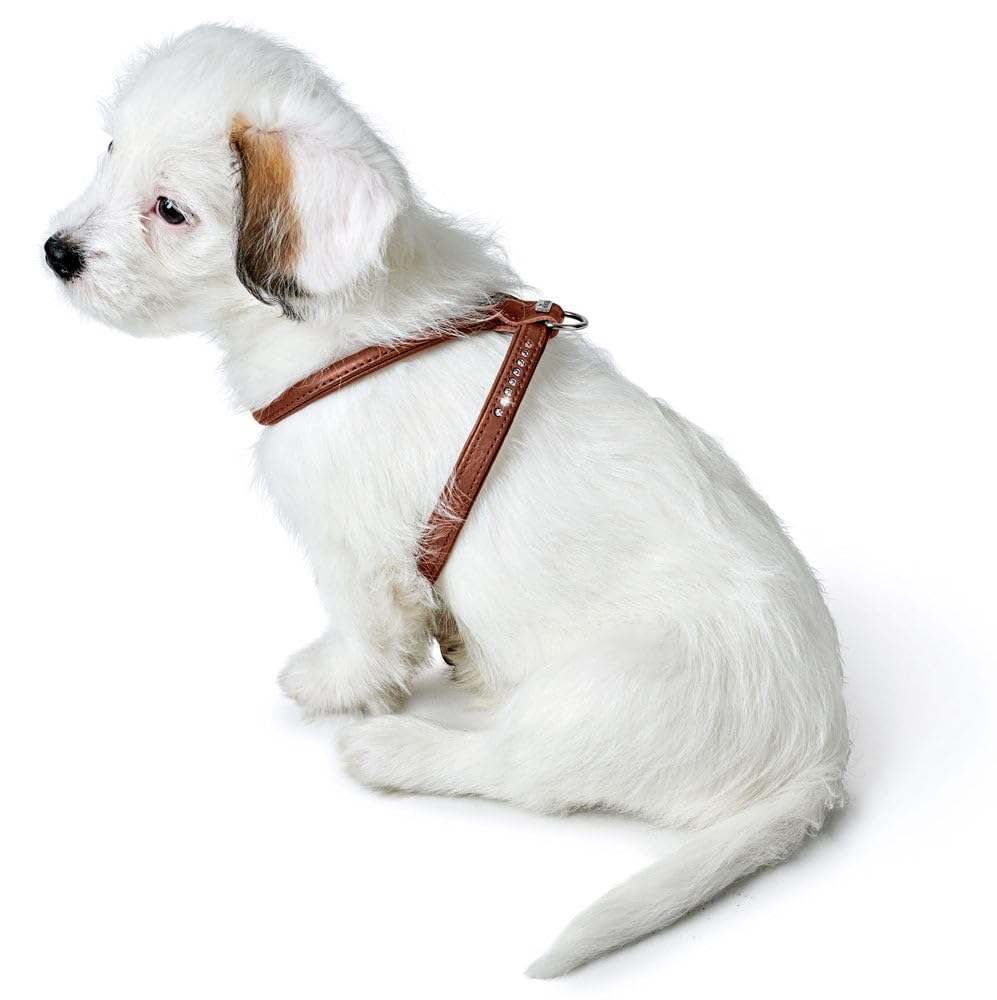 hunter-round-soft-canadian-up-hundegeschirr-weiches-leder-cognac-rundgen-ht-fell image 7