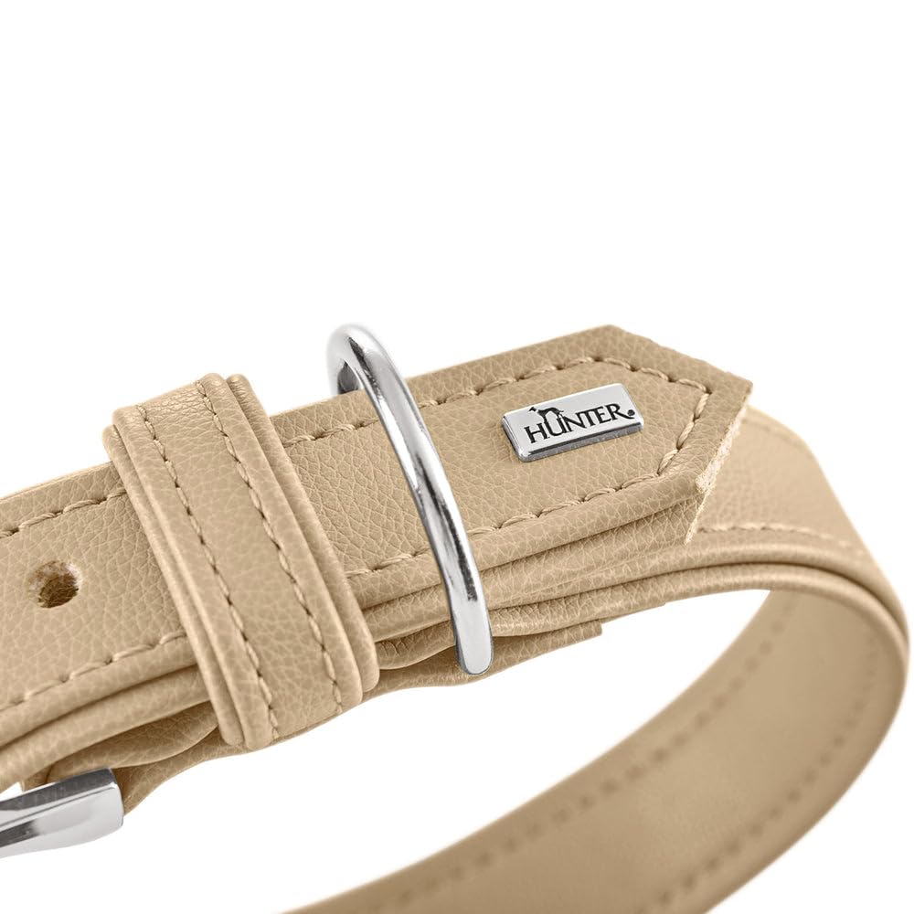 hunter-hundehalsband-amalfi-vegan-kunstleder-in-nappa-optik-beige-gepolstert-24- image 3