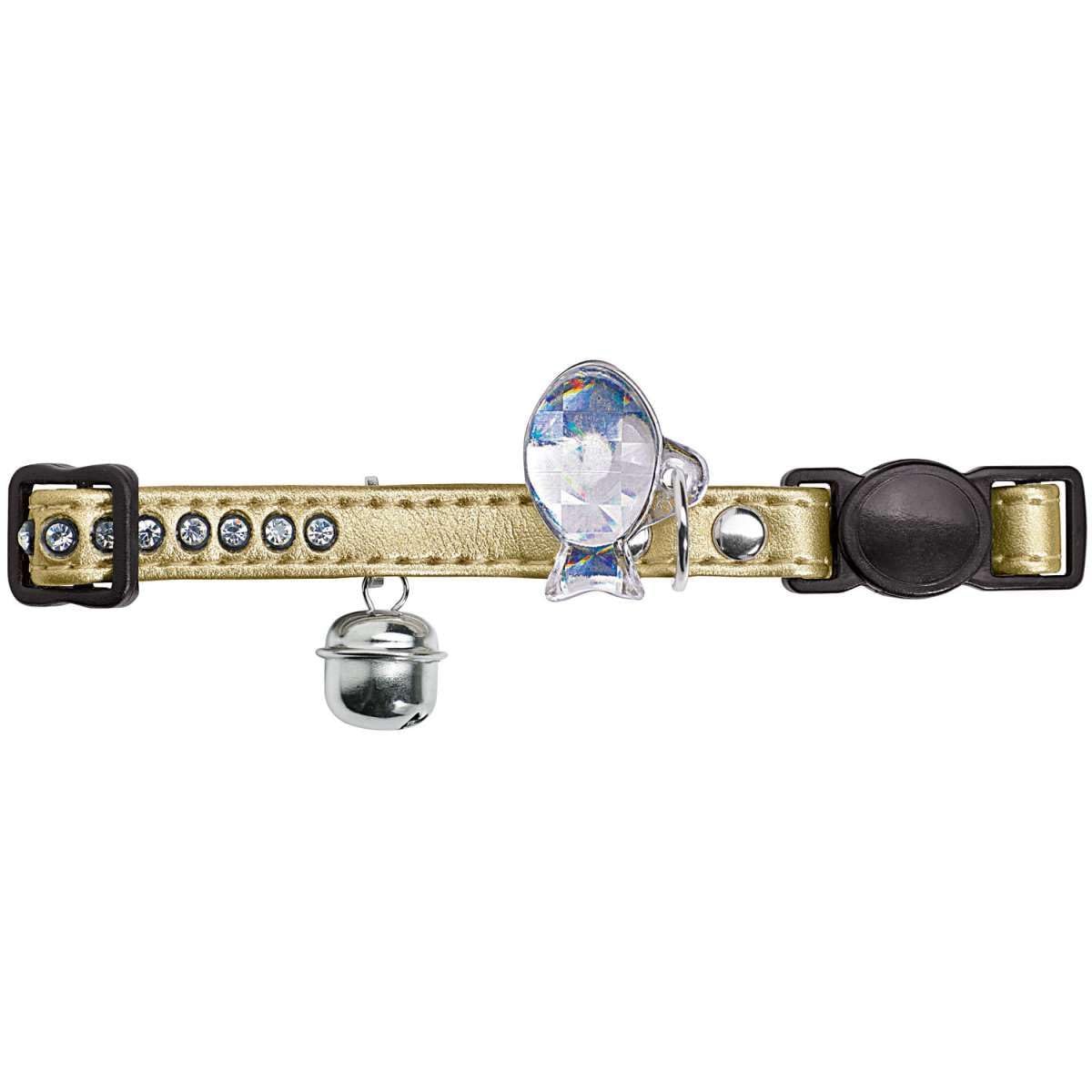 hunter-modern-art-luxus-katzenhalsband-kunstleder-mit-strasssteinen-sicherheitsv image 7