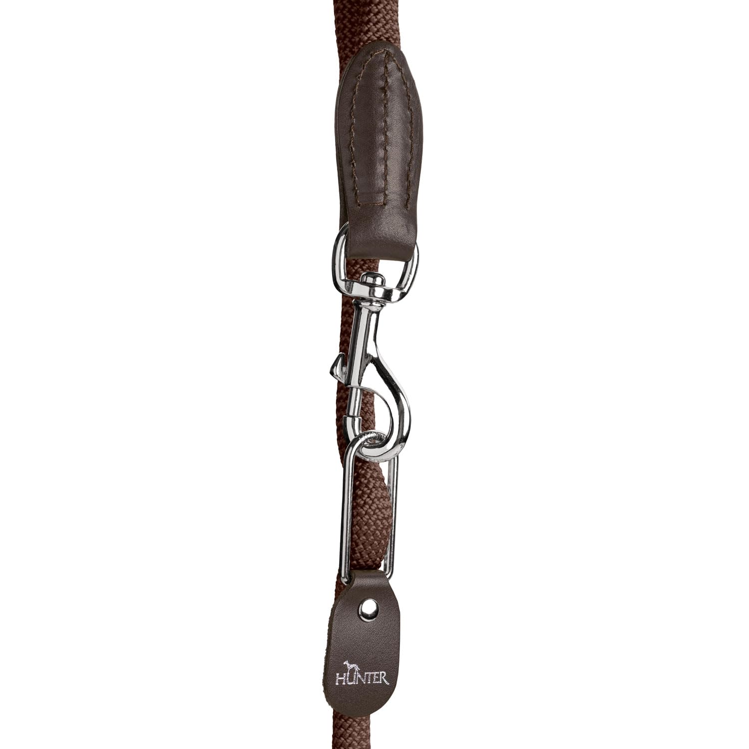 hunter-vario-hundeleine-freestyle-braun-260-cm-stufenlos-verstellbar-wetterfeste image 4