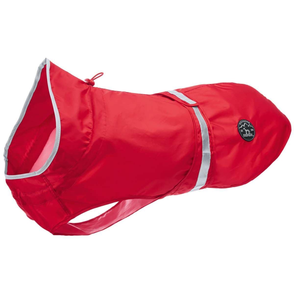 hunter-uppsala-rain-hunde-regenmantel-gr-e-80-rot-mit-reflektierenden-streifen image 2