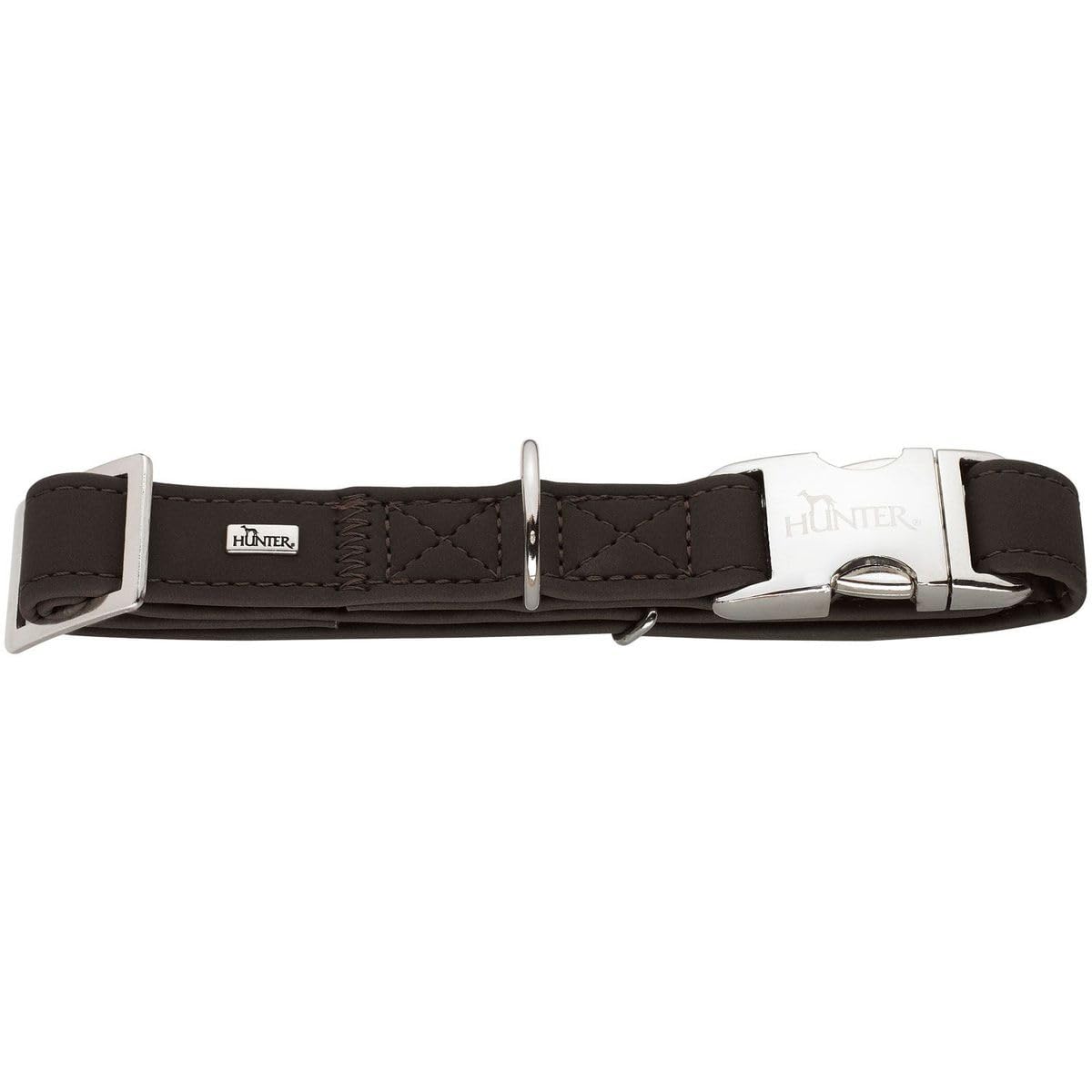 hunter-softie-alu-strong-hundehalsung-kunstleder-in-nubukoptik-mit-aluminium-ste image 5