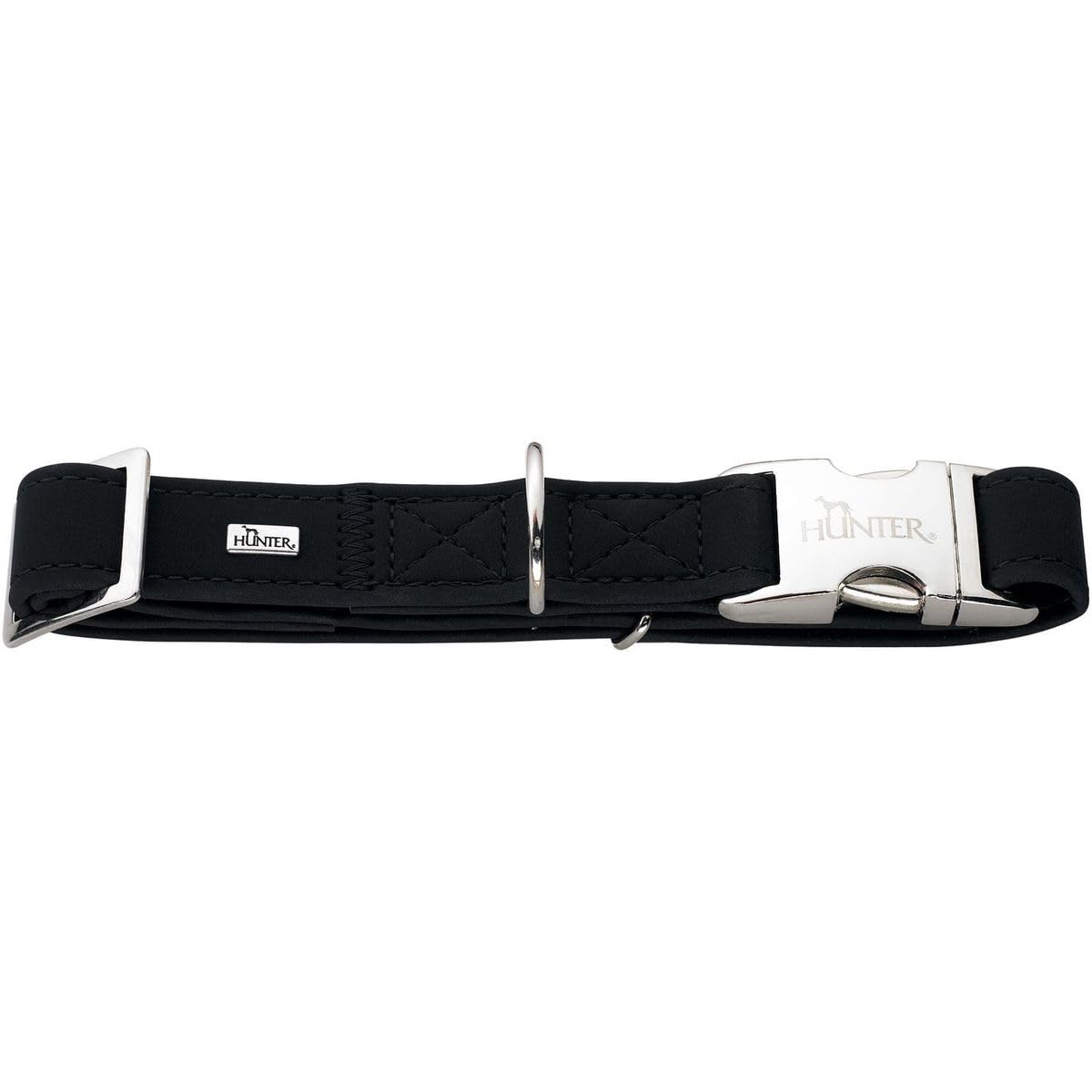 hunter-softie-alu-strong-hundehalsung-kunstleder-in-nubukoptik-mit-aluminium-ste image 7