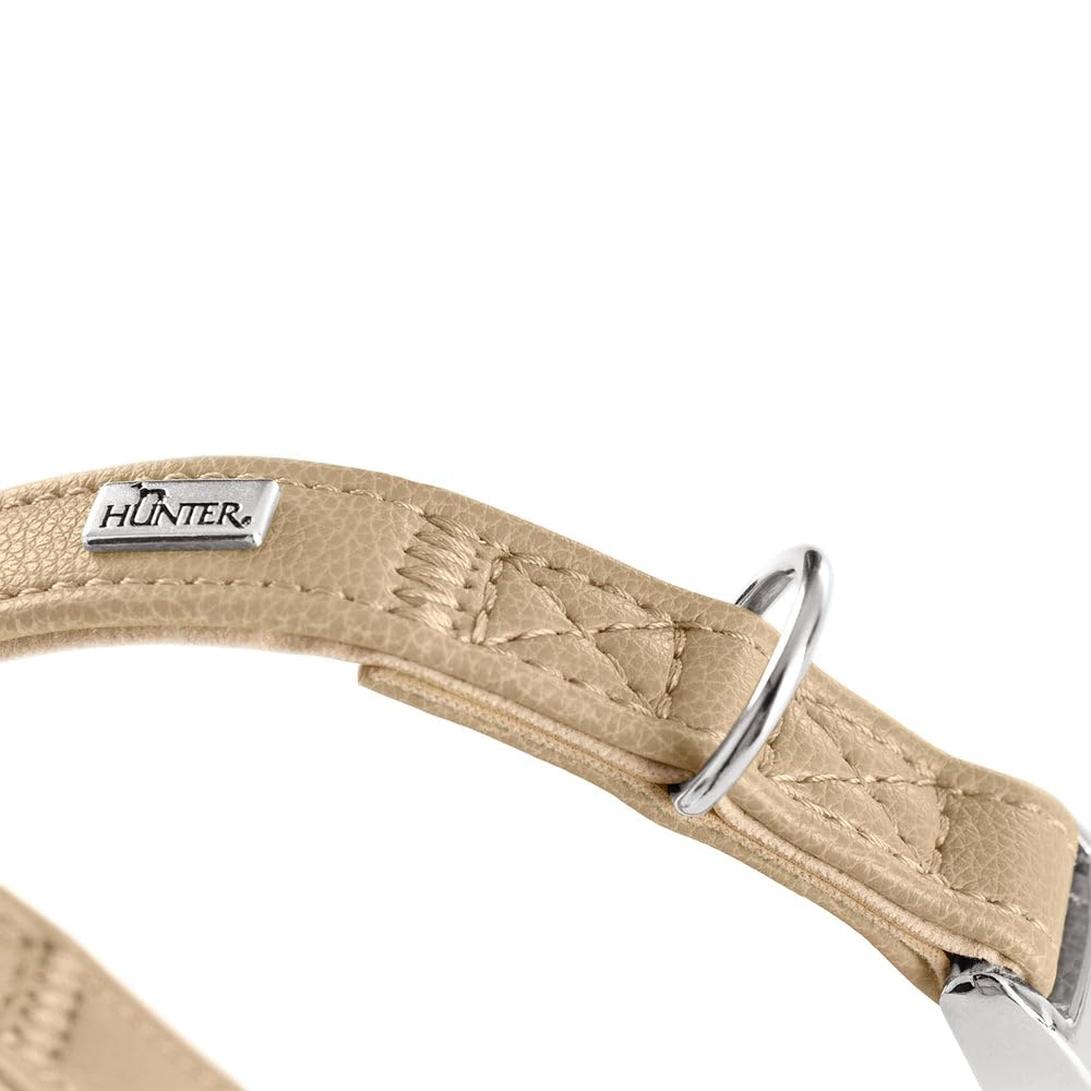 hunter-halsung-amalfi-alu-strong-gr-e-m-30-45-in-beige-vegane-kunstleder-halsung image 4