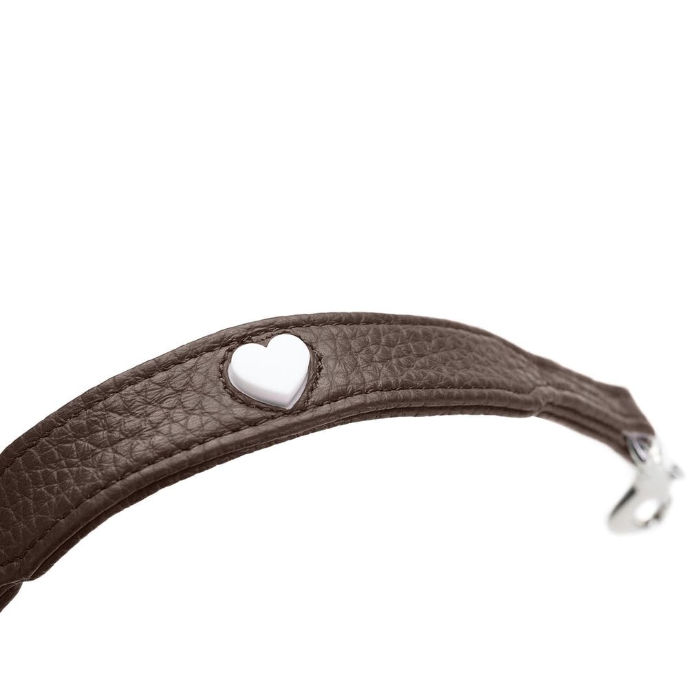 hunter-round-soft-love-verstellbare-hundef-hrleine-braun-rindnappaleder-rundgele image 4