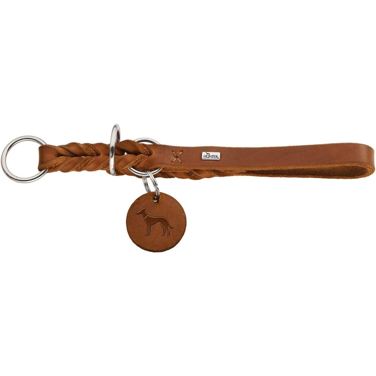 hunter-dressurhalsung-solid-education-gr-e-s-m-35-40-cm-cognac-handgeflochtenes- image 5