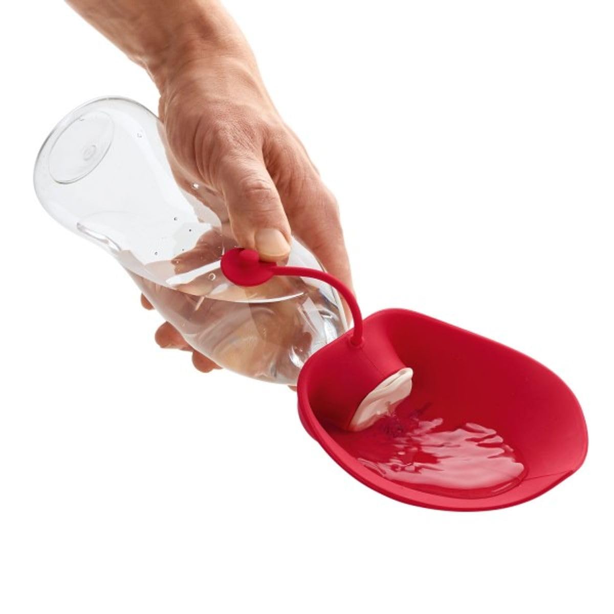 hunter-outdoor-trinkflasche-mit-silikonnapf-list-550-ml-rot-trinkflasche-f-r-hun image 2
