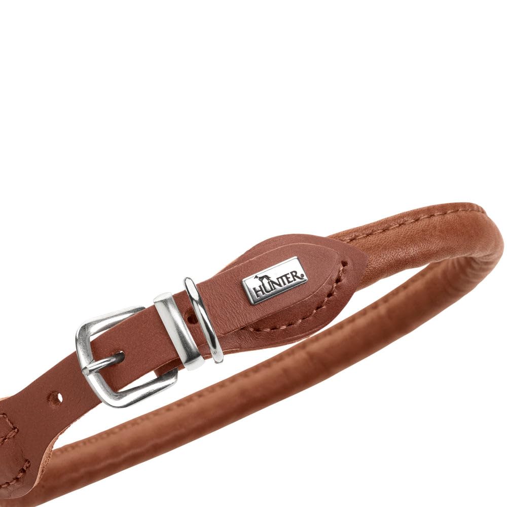 hunter-halsband-round-soft-canadian-up-cognac-rundgen-htes-rindsleder-mit-nylonk image 3