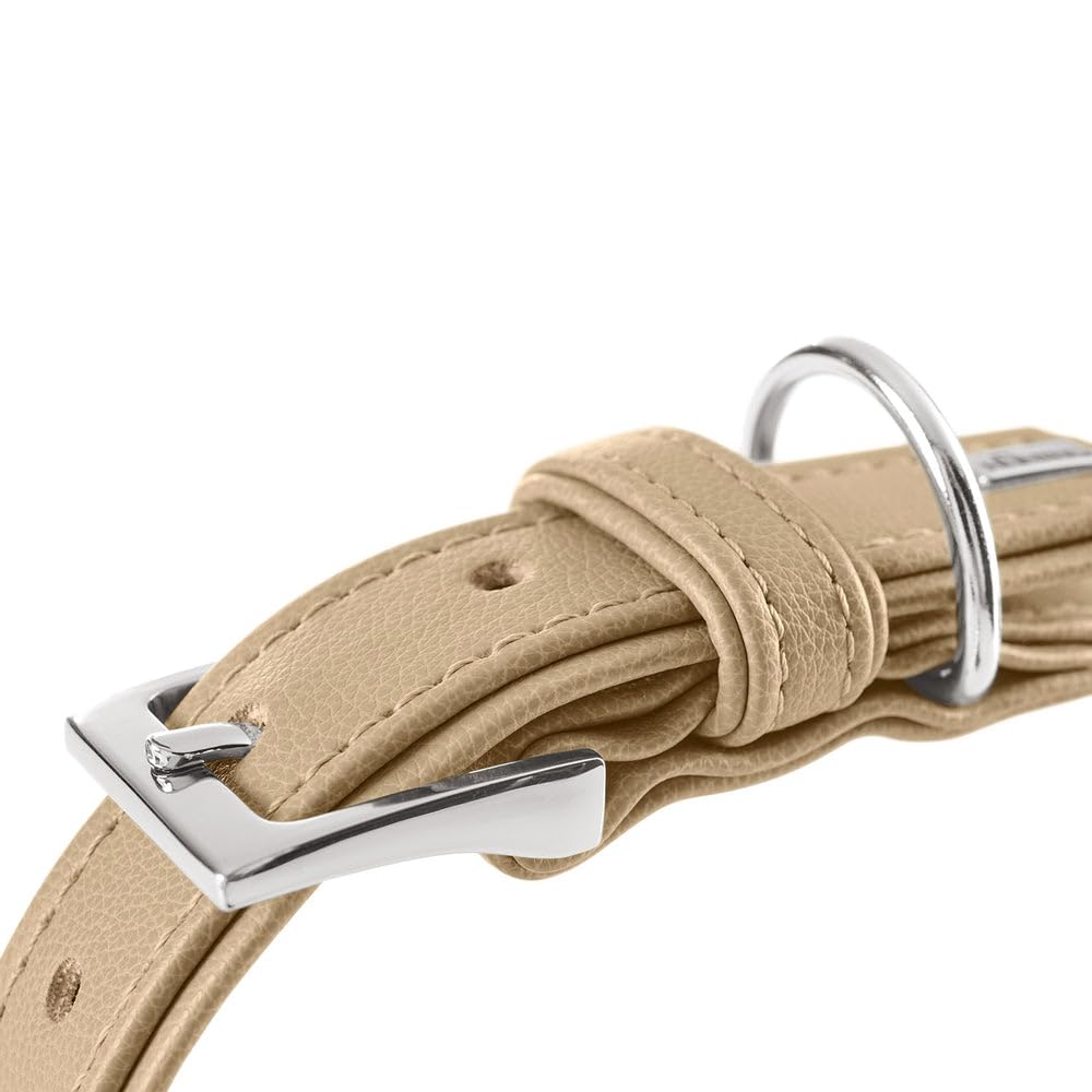 hunter-hundehalsband-amalfi-vegan-kunstleder-in-nappa-optik-beige-gepolstert-24- image 4