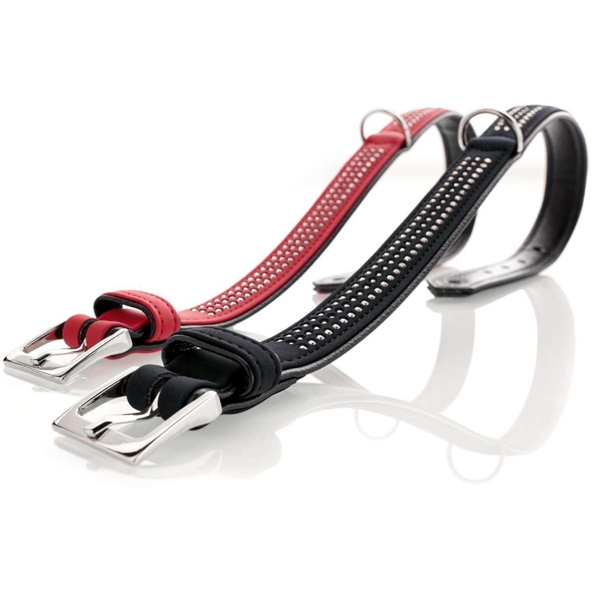 hunter-softie-triluxe-hundehalsband-kunstleder-mit-strasssteinen-verstellbar-37- image 4