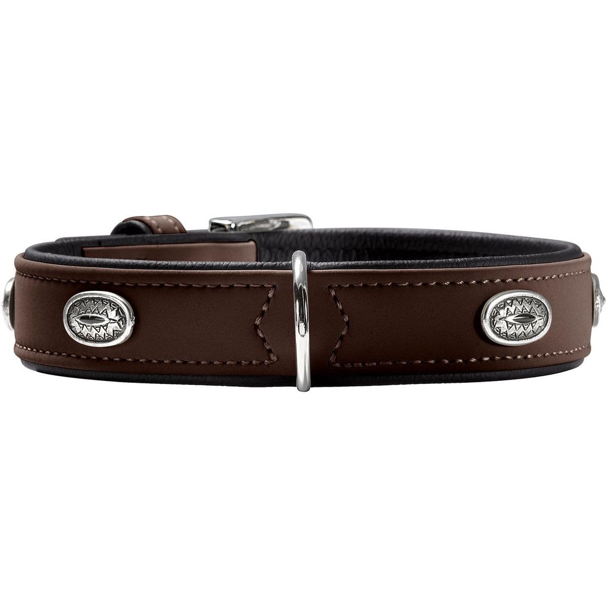 hunter-softie-stone-hundehalsband-kunstleder-mit-schmucksteinen-und-nieten-verst image 5