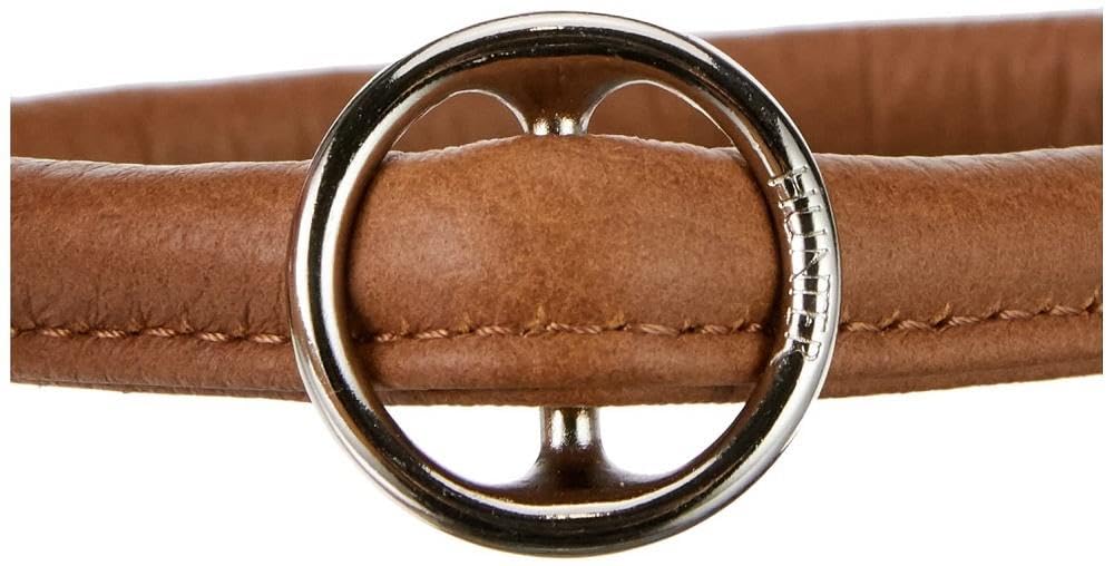 hunter-round-soft-elk-dressurhalsung-fellschonendes-elchleder-hundehalsband-rund image 4
