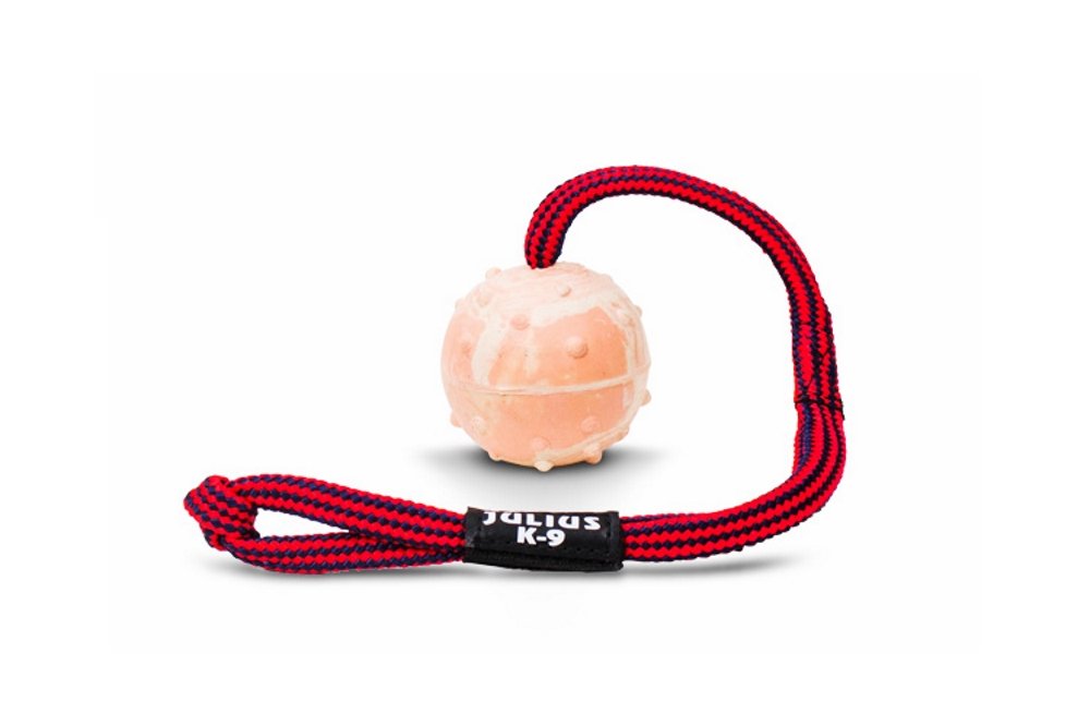 julius-k9-idc-kautschuk-ball-mit-verschlie-barer-schlaufe-geriffelt-70-mm image 6