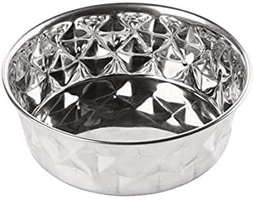 hunter-edelstahlnapf-namy-2800-ml-silber-rutschfester-fress-und-trinknapf-mit-si image 2