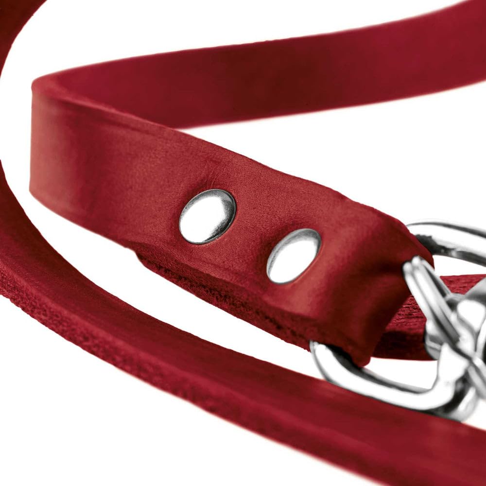 hunter-leder-f-hrleine-verstellbar-cognac-softvollrindleder-3-fach-verstellbar-m image 8