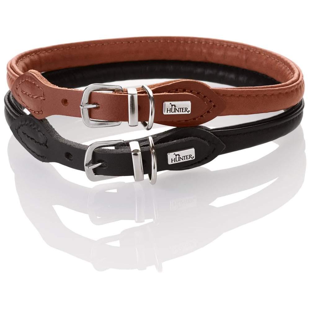 hunter-halsband-round-soft-canadian-up-cognac-rundgen-htes-rindsleder-mit-nylonk image 6