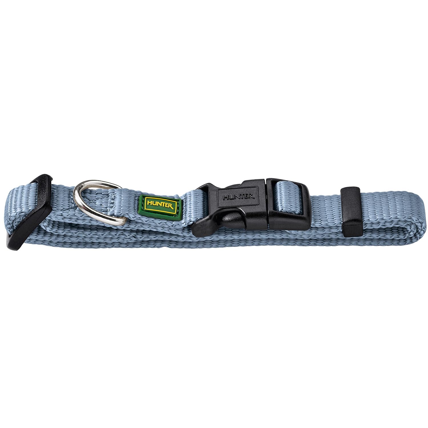 hunter-vario-basic-nylon-hundehalsband-s-1-0-cm-braun-stufenlos-verstellbar-klic image 7