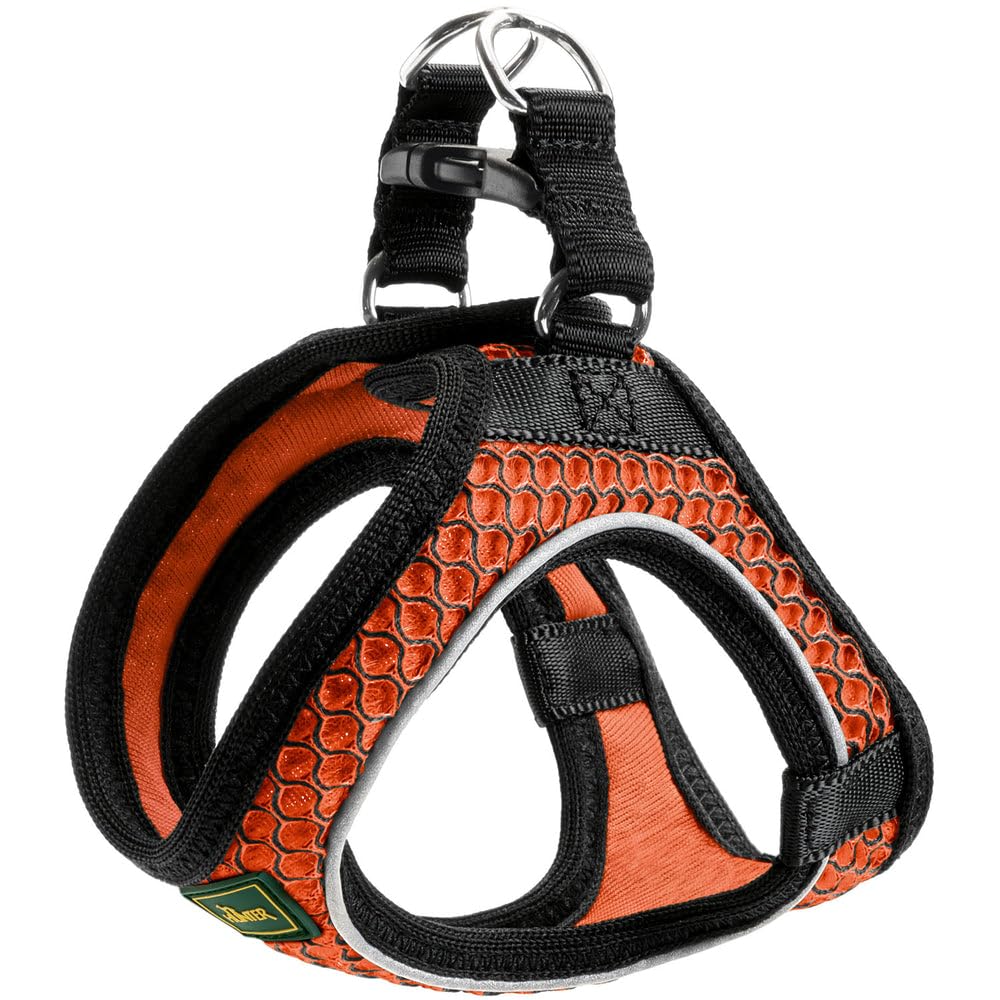 hunter-hundegeschirr-hilo-comfort-gr-e-xs-s-in-orange-easy-step-in-geschirr-mit- image 1