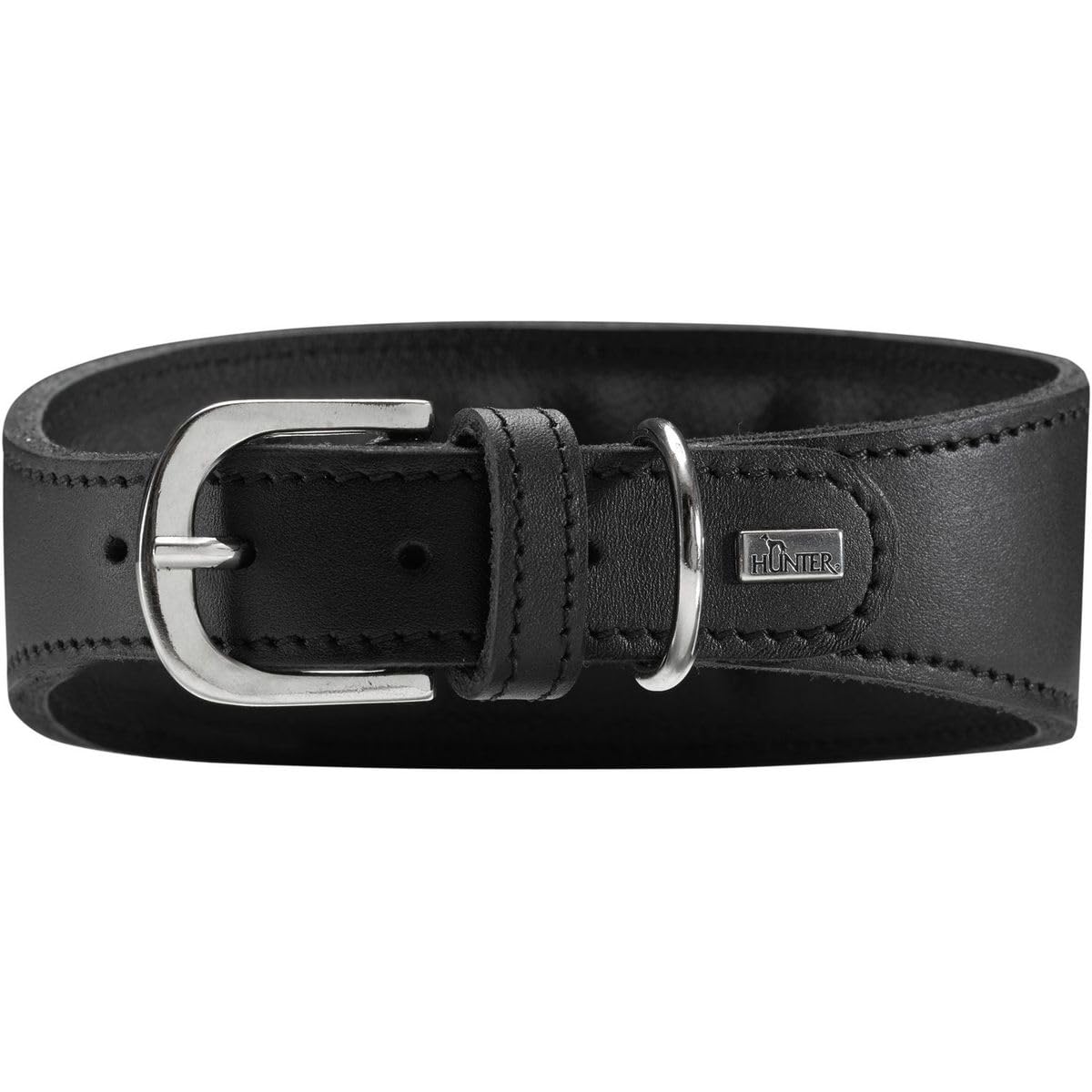 hunter-super-soft-windhundhalsband-leder-gepolstert-gr-e-32-xs-25-28-cm-dunkelbr image 8