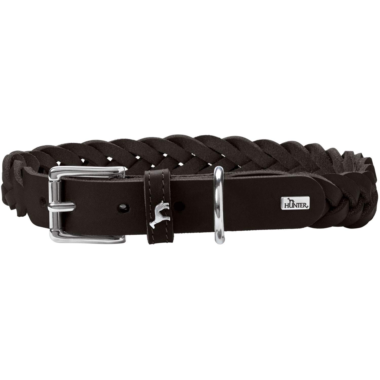 hunter-halsband-solid-education-special-s-45-handgeflochtenes-rindsleder-cognac- image 6