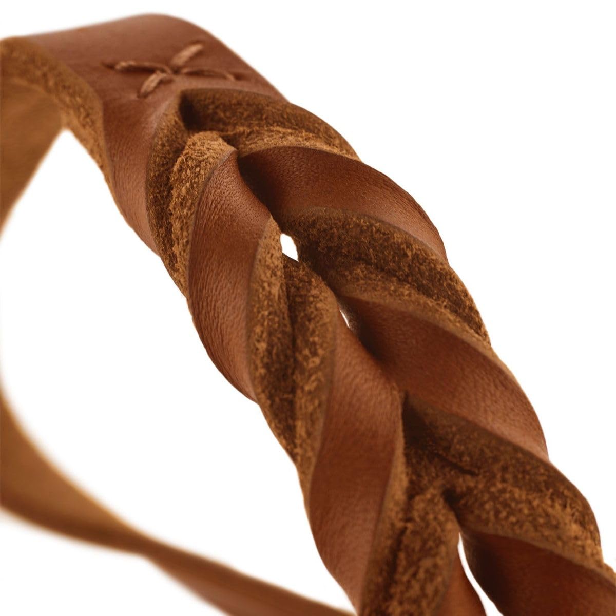 hunter-dressurhalsung-solid-education-gr-e-s-m-35-40-cm-cognac-handgeflochtenes- image 4