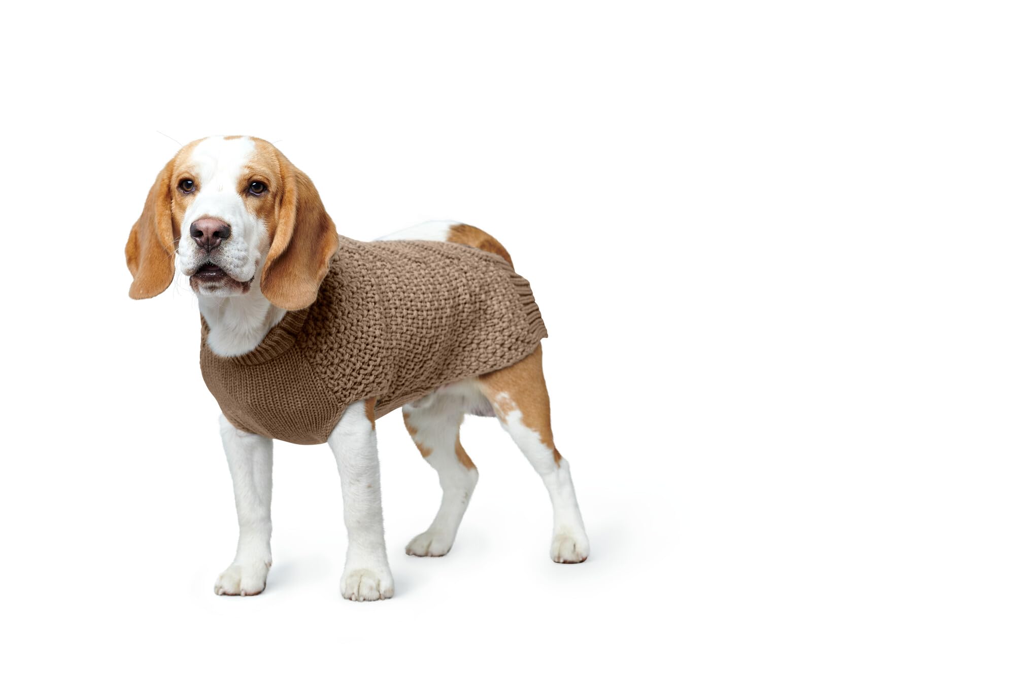 hunter-hundepullover-malm-gr-e-40-zopfstrick-hundepullover-beige-w-rmend-elastis image 6