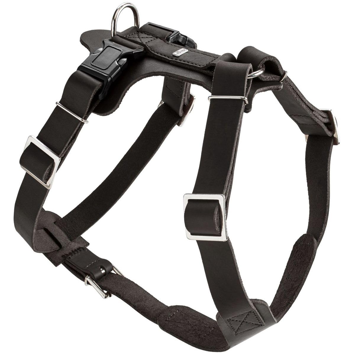 hunter-aalborg-y-hundegeschirr-leder-dreifach-verstellbar-s-m-1-cognac image 6