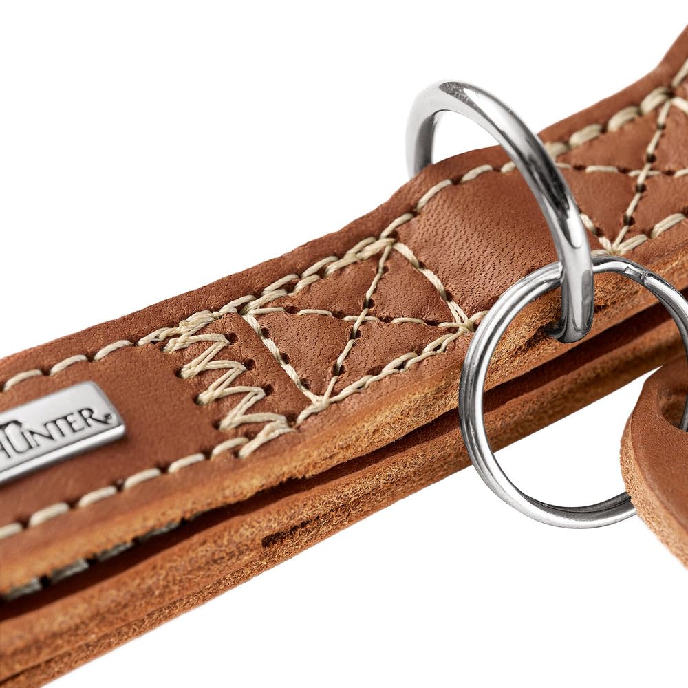 hunter-halsung-aalborg-alu-strong-cognac-fettleder-mit-aluminium-klickverschluss image 3