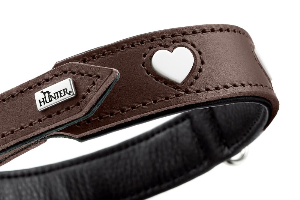 hunter-love-hundehalsband-rindsleder-mit-handgen-hten-herzen-unterlegt-mit-rindn image 4