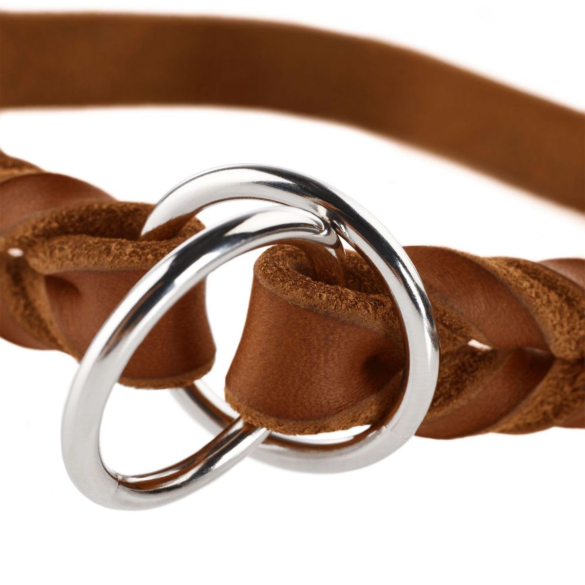 hunter-dressurhalsung-solid-education-gr-e-s-m-35-40-cm-cognac-handgeflochtenes- image 3