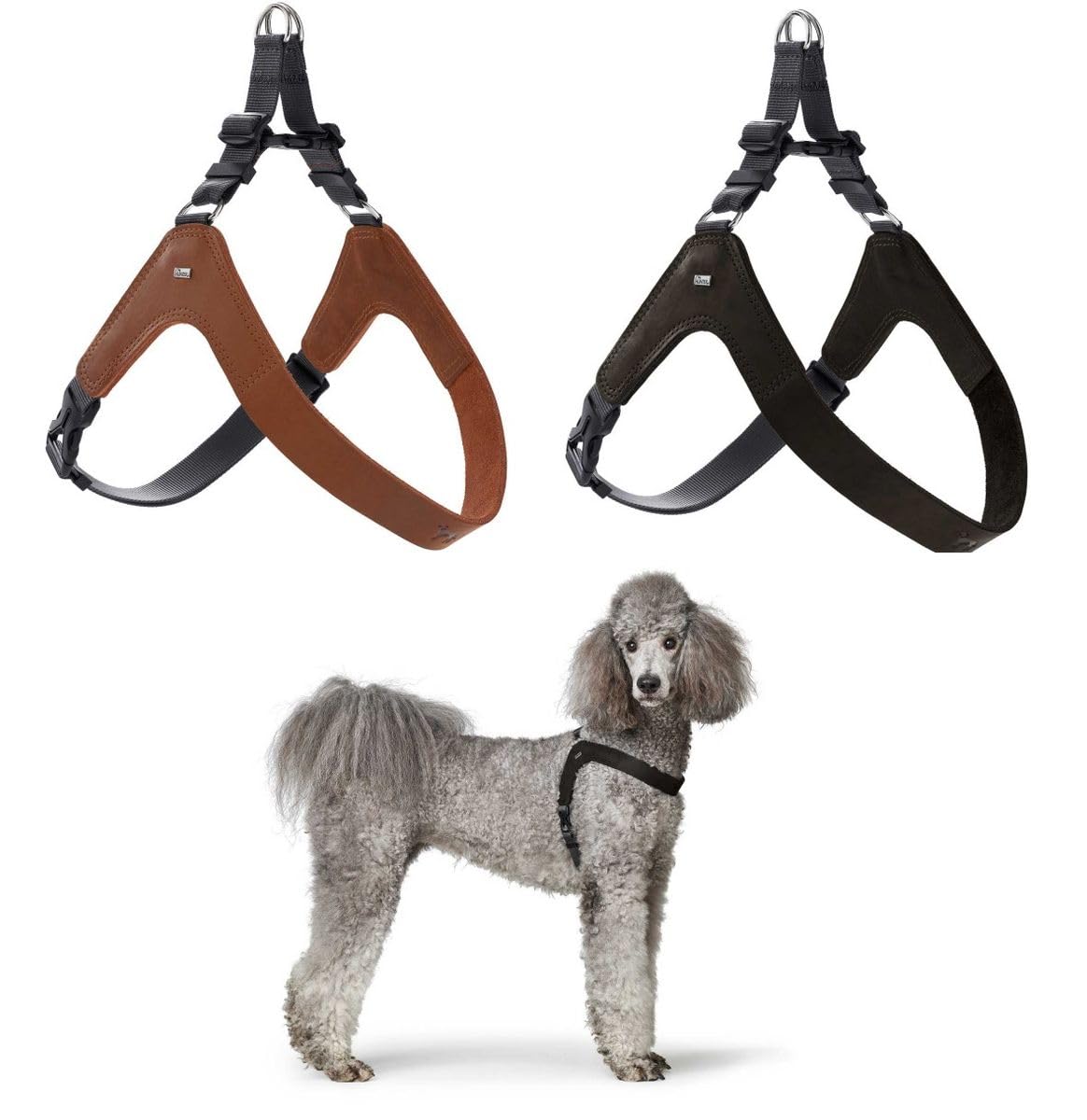 hunter-hundegeschirr-dimaro-cognac-rindsleder-step-in-design-verstellbar-made-in image 6