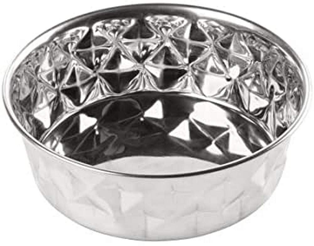 hunter-edelstahlnapf-namy-2800-ml-silber-rutschfester-fress-und-trinknapf-mit-si image 1
