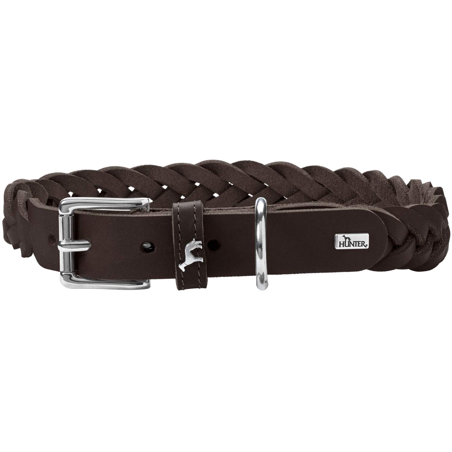 hunter-halsband-solid-education-special-s-45-handgeflochtenes-rindsleder-cognac- image 5