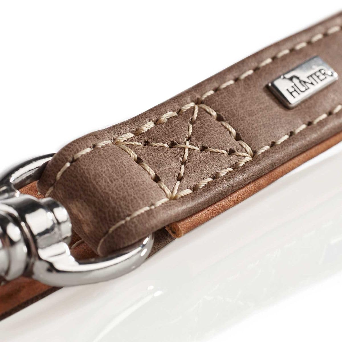 hunter-porto-verstellbare-hundef-hrleine-1-5-x-200-cm-tabak-cognac-pflanzlich-ge image 2
