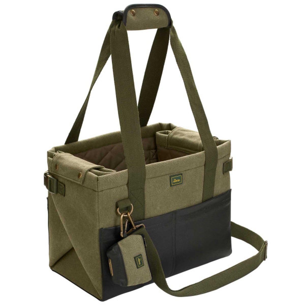 hunter-madison-2-in-1-tragetasche-decke-f-r-hunde-und-katzen-khaki-40-x-25-x-25- image 1