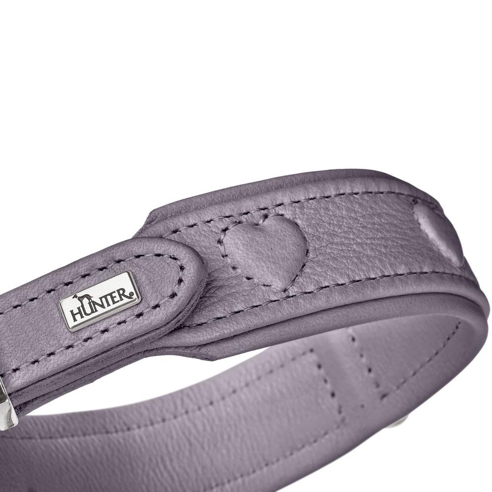 hunter-hundehalsband-soho-x-love-gr-e-32-flieder-grau-chromfreies-rindsleder-mit image 6