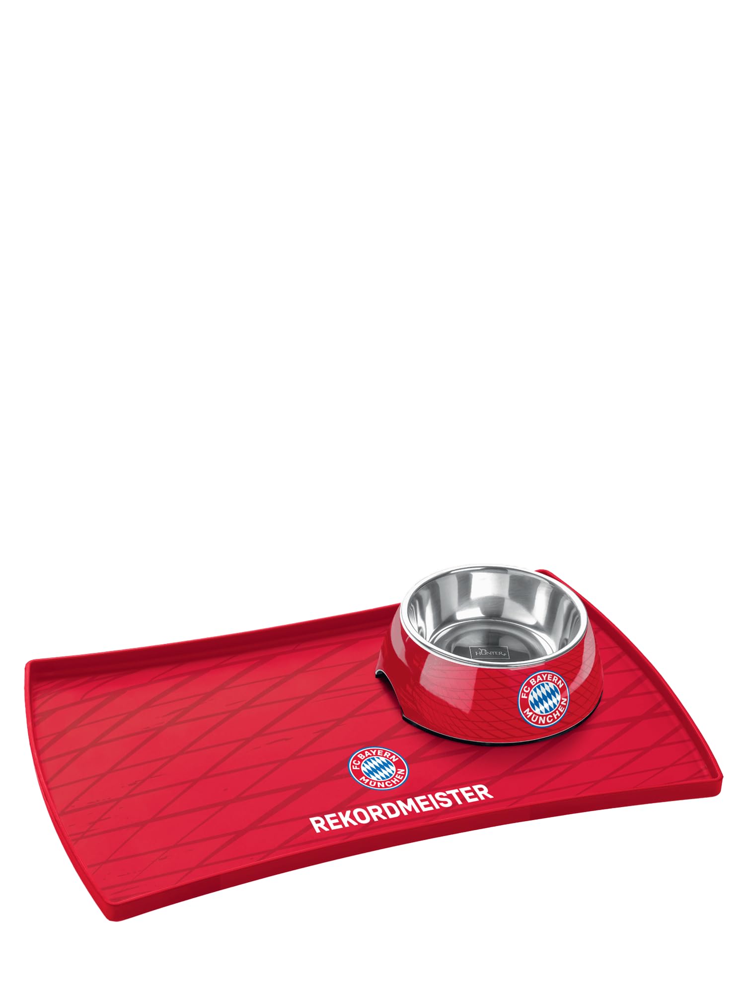hunter-fc-bayern-m-nchen-napfunterlage-48-x-30-cm-silikon-mit-erh-htem-rand-rot image 2