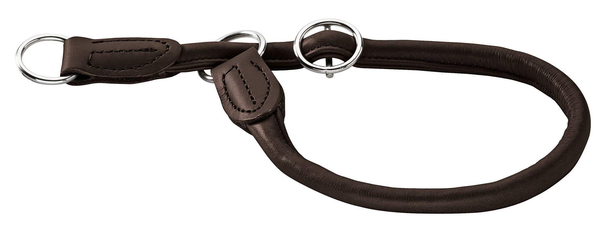 hunter-round-soft-elk-dressurhalsung-fellschonendes-elchleder-hundehalsband-rund image 5
