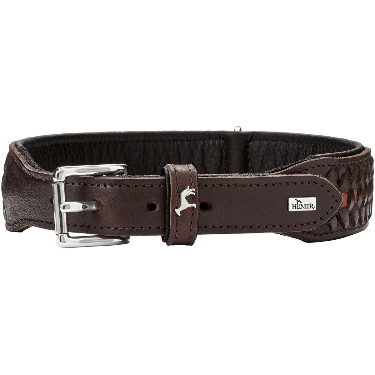 hunter-solid-education-67235-hb-hundehalsband-handgeflochtenes-rindsleder-made-i image 2