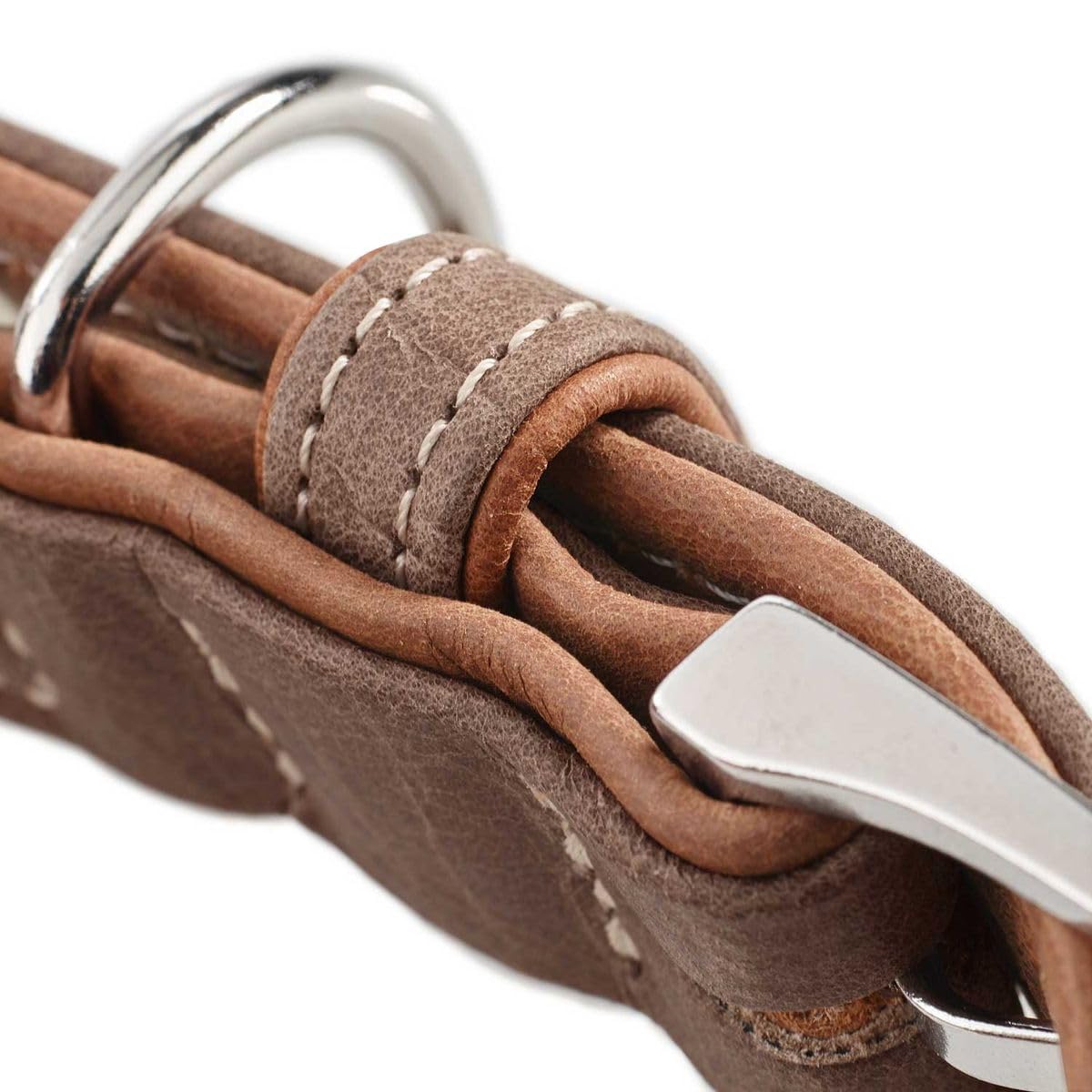 hunter-hundehalsband-porto-pflanzlich-gegerbtes-olivenleder-tabak-cognac-gr-e-40 image 6